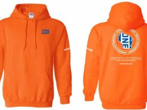 Orange Hooded Sweatshirt 2027