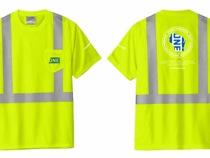 Safety Green Class 2 Tape Tee 2027